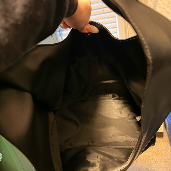 Victoria Secret Black Leather Women's Bag nwt - Picture 6 of 6